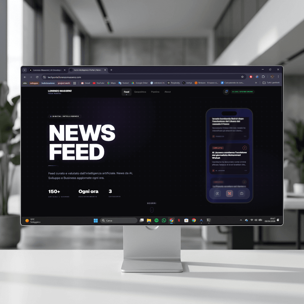 Tech Intelligence Portal Mockup